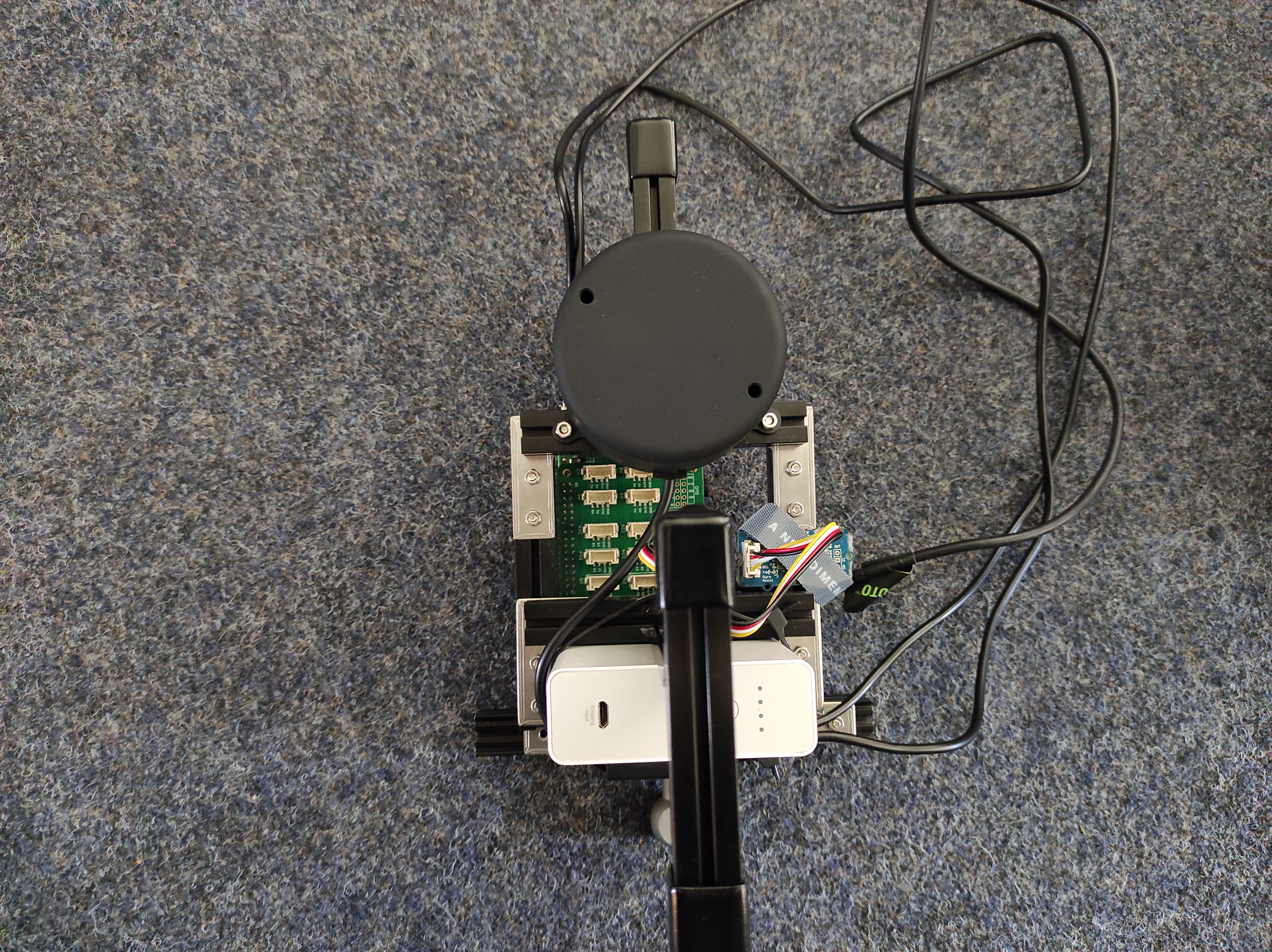 Handheld mapping device (top perspective)