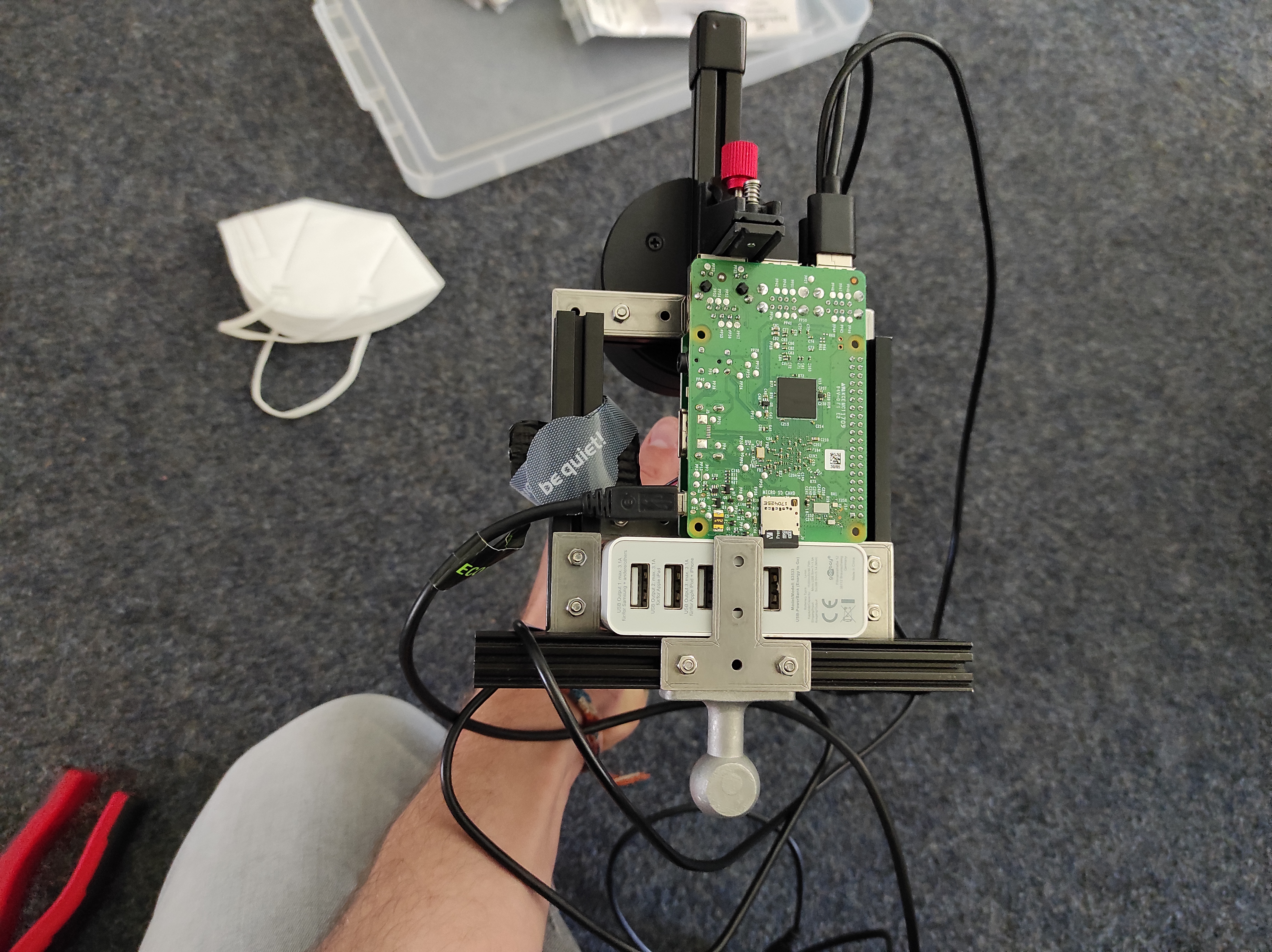Handheld mapping device (bottom perspective)