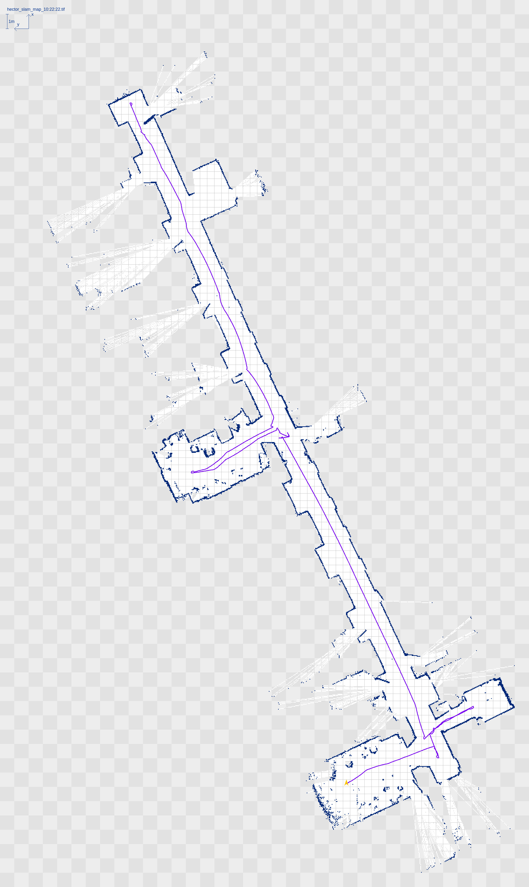 Obtained map of entire office